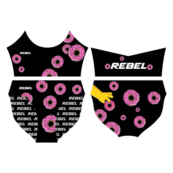 Rebel Bikini's - Black Donut