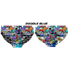 Rebel Mens Speedos - Doodle Blue